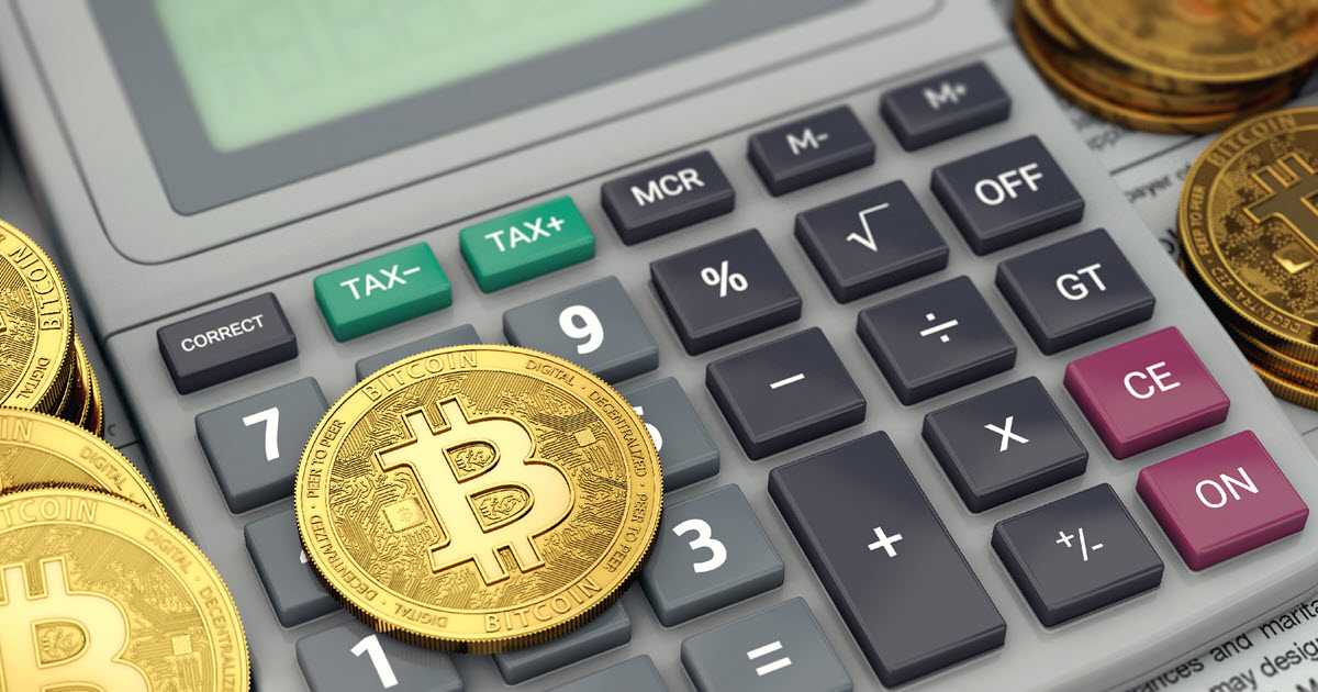 Bitcoin og kalkulator